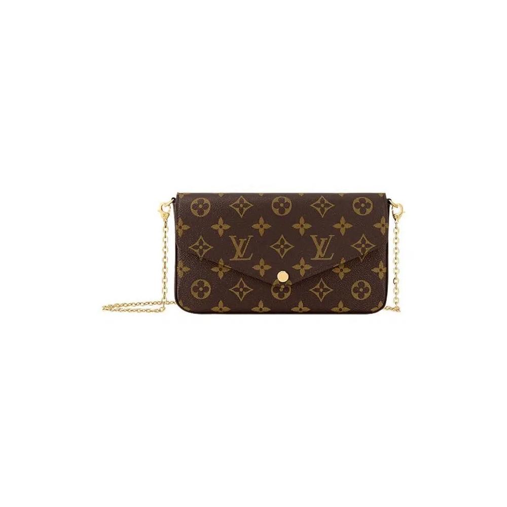 Клатчи Louis Vuitton Pochette Félicie 'Коричневый Monogram Canvas' 1