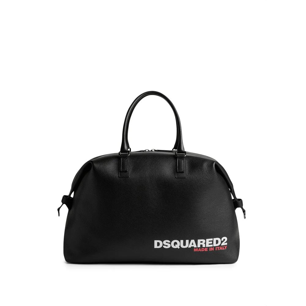 logo-print grained tote bag 1