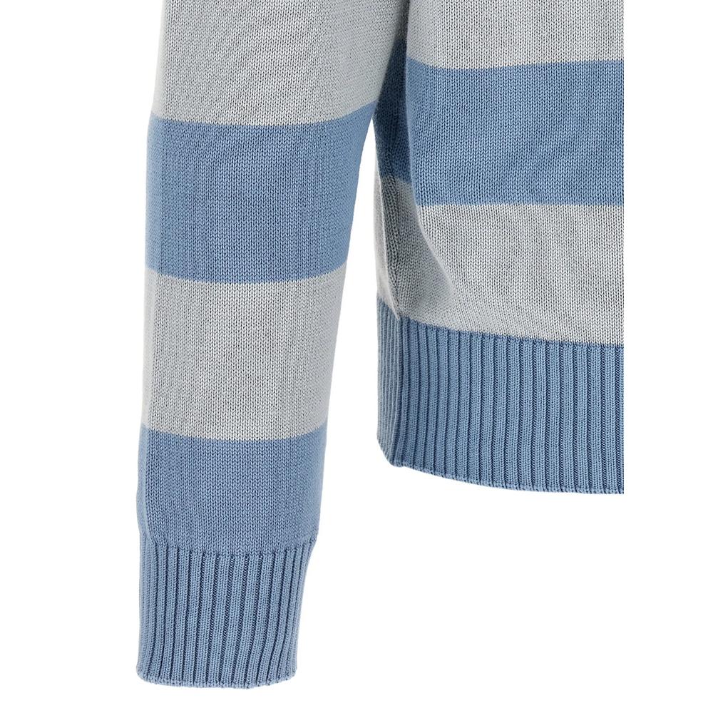 striped long-sleeve polo shirt 4