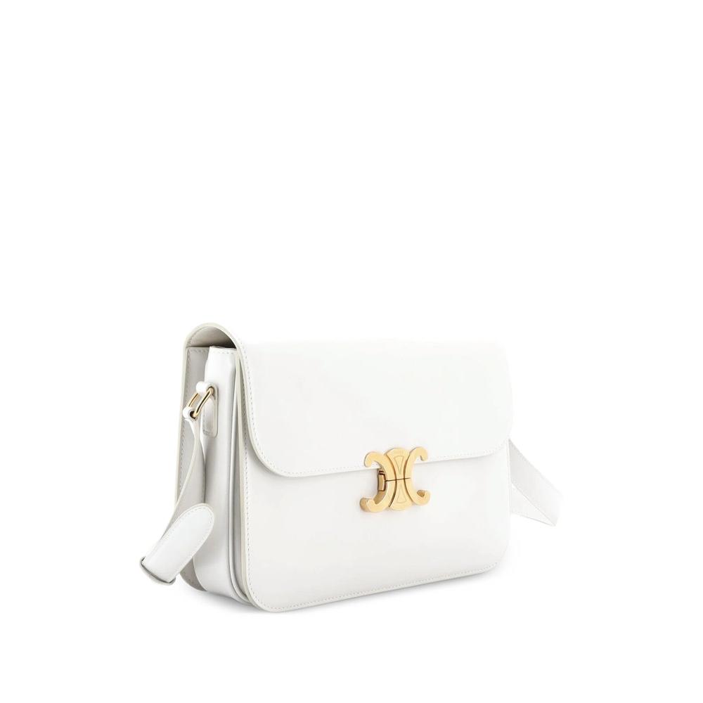 Большая сумка через плечо Triomphe Shoulder Bag Smooth Calfskin 3