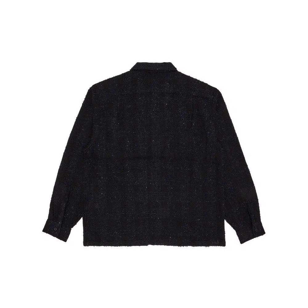 Tops Supreme Bouclé Zip Up Shirt 'Черный' 2
