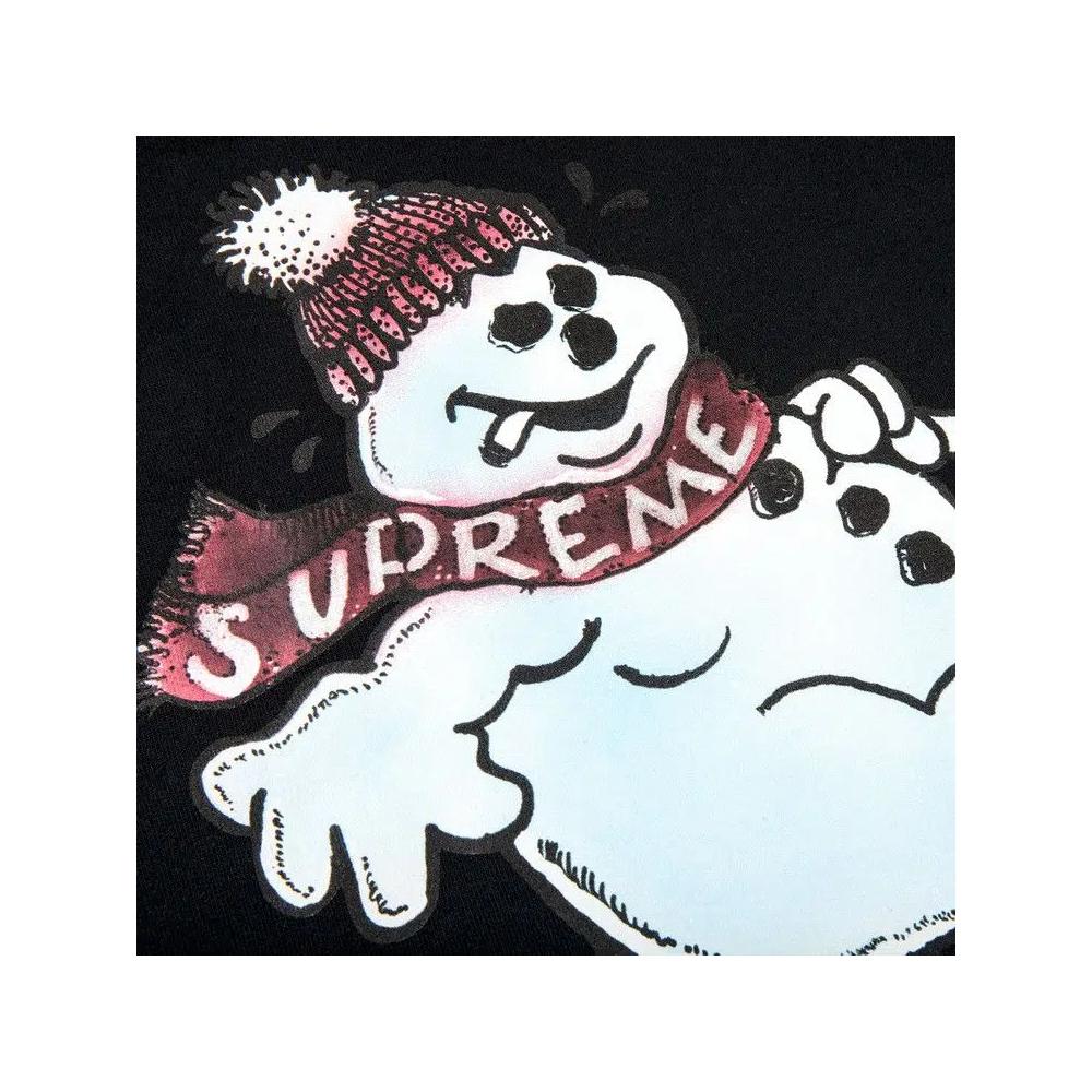 Худи Supreme Snowman Hooded Sweatshirt 'Black' 3