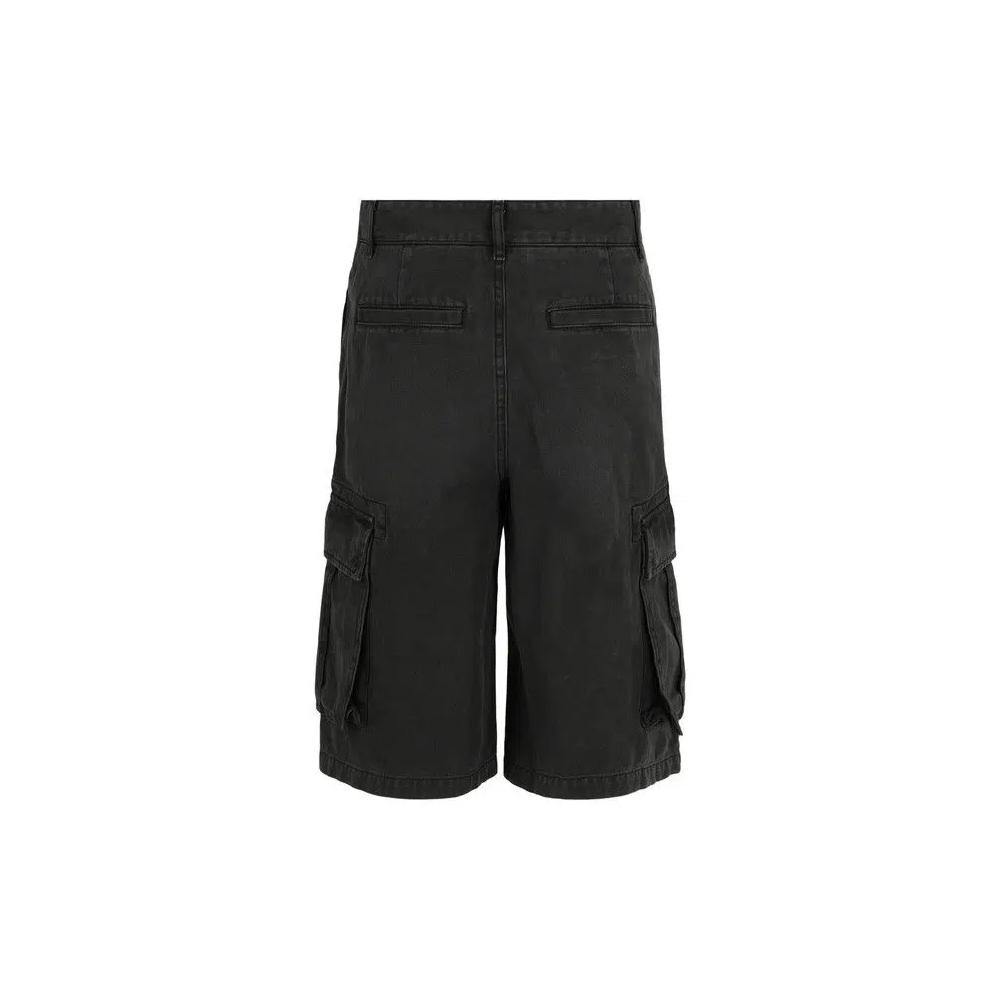 Карго шорты Givenchy Embroidered Cargo Denim Shorts 'Черный' 2