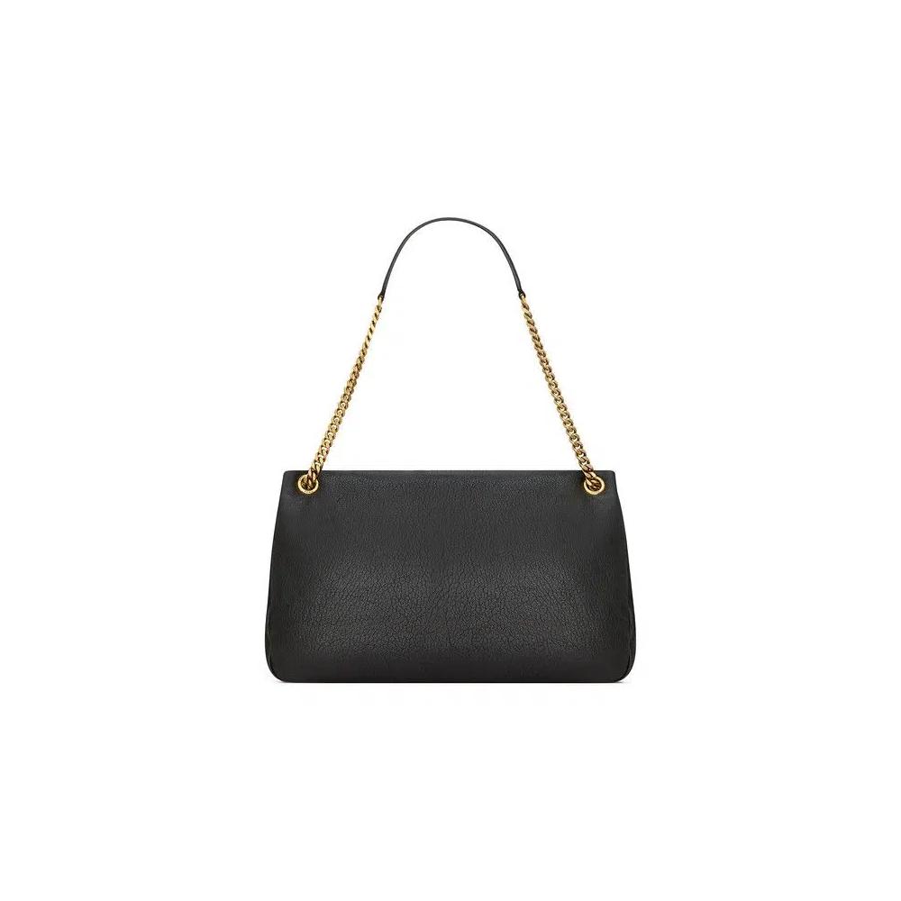Сумки через плечо Saint Laurent Large Calypso Chain Bag 'Noir' 2