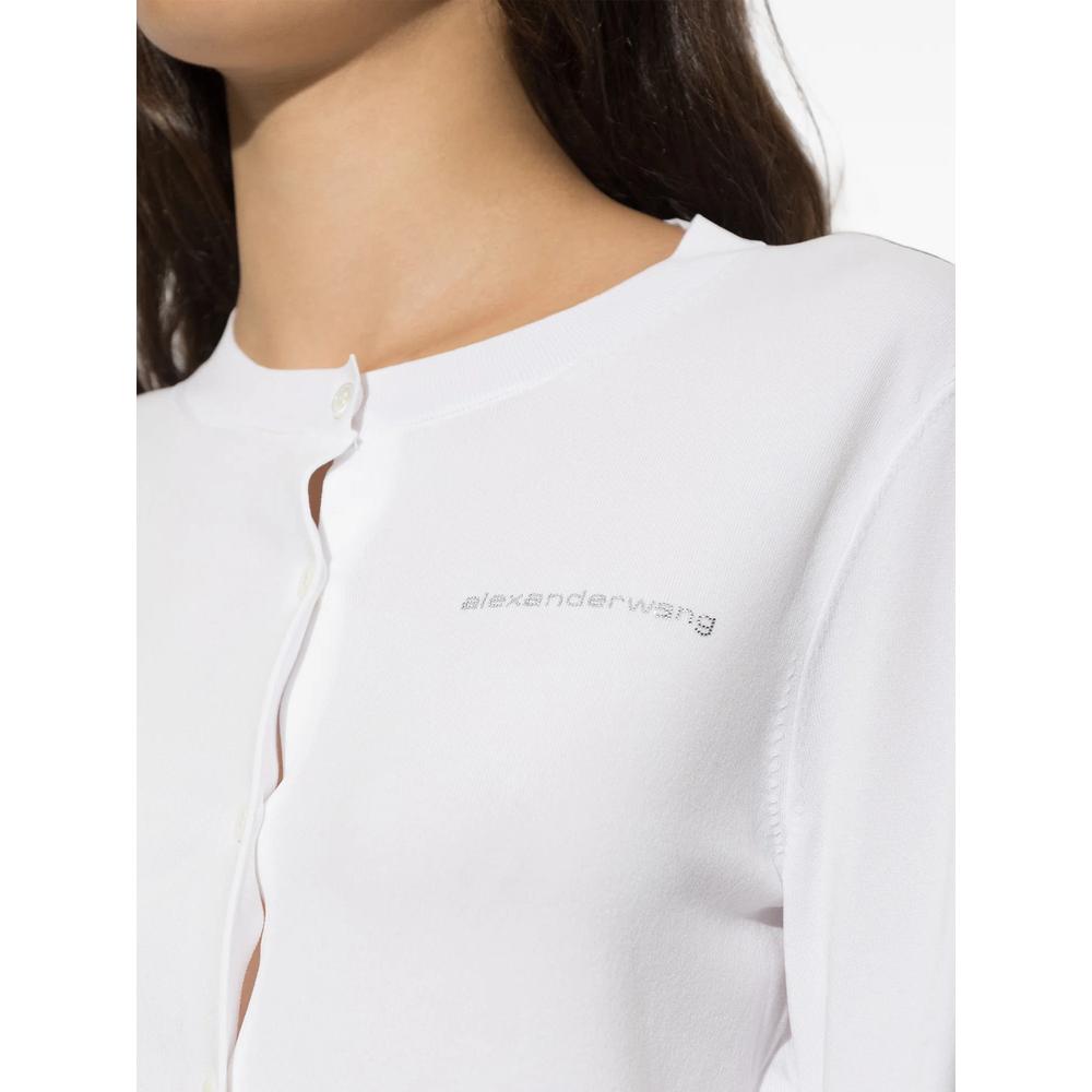 logo-detail buttoned cardigan 5