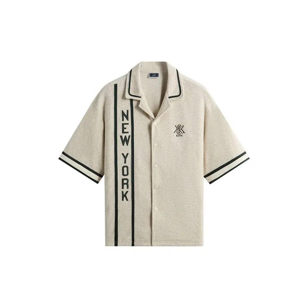 Рубашки на пуговицах Kith Terry Kensley Shirt 'Canvas' 1