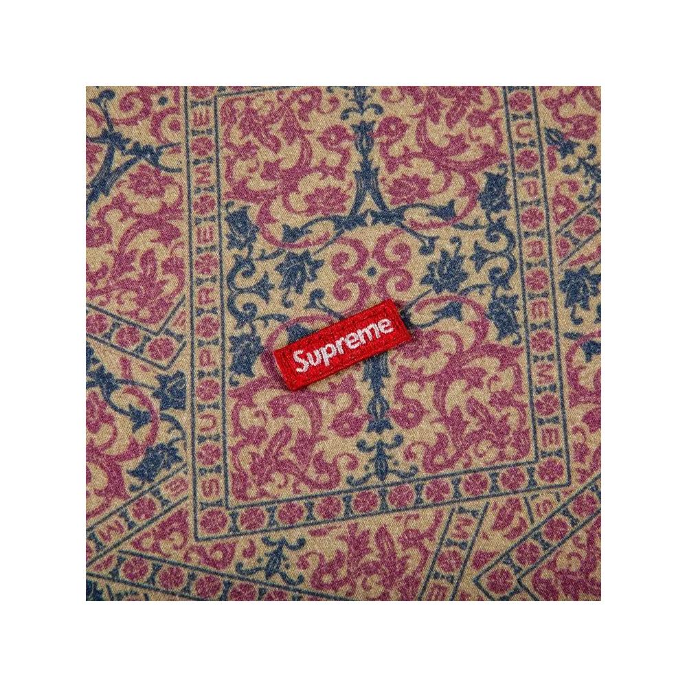 Футболки Supreme Small Box Tee 'Khaki Floral Cards' 2