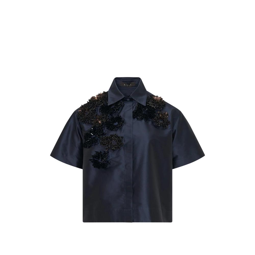 embellished taffeta shirt 1