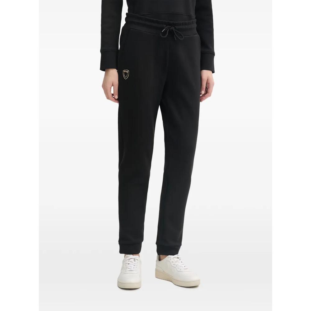 logo-patch drawstring track pants 1