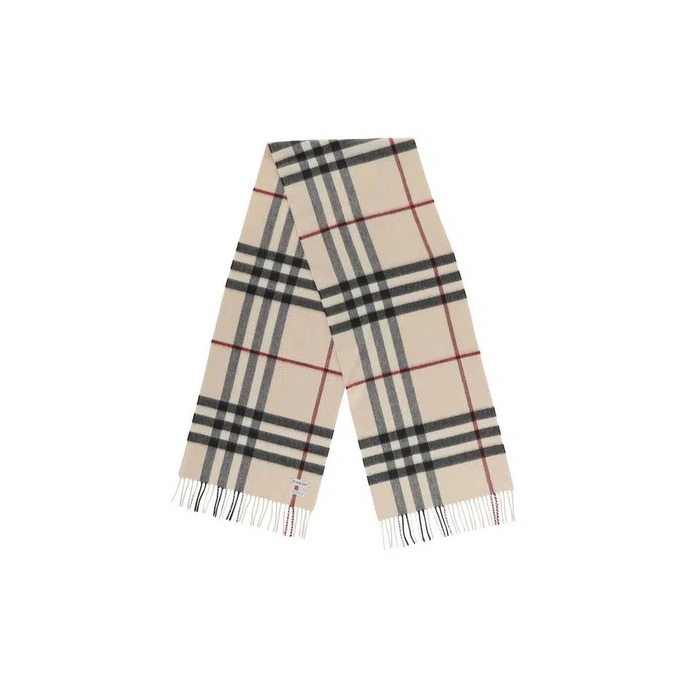 Шарфы Burberry Giant Check Cashmere Scarf 'Stone' 2