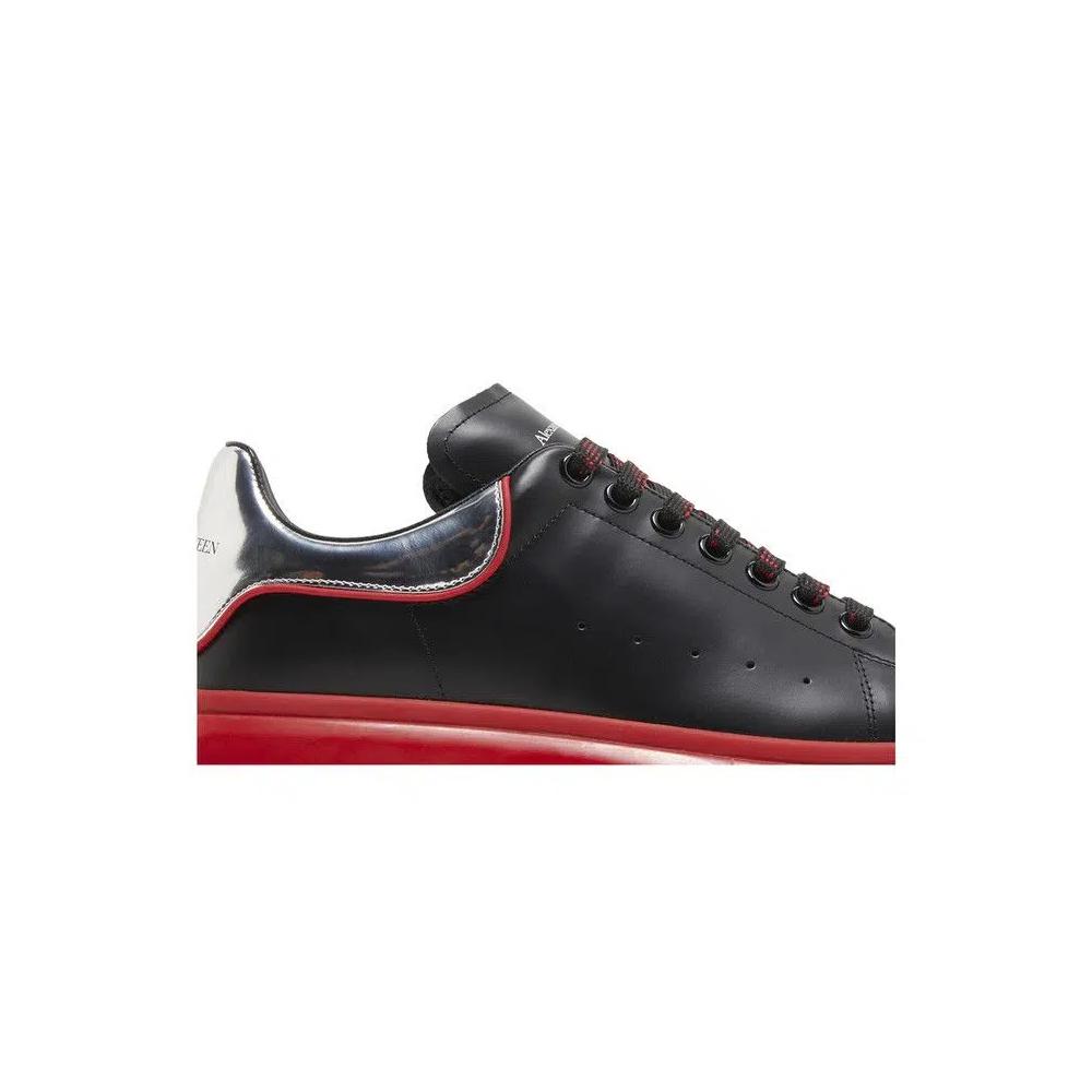 Кроссовки Alexander McQueen Oversized Sneaker 'Black Silver Lust Red' 2