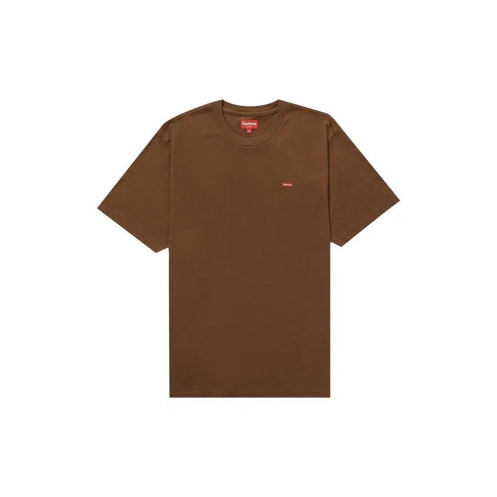 Футболка с коротким рукавом Supreme Small Box Tee 'Brown' 1