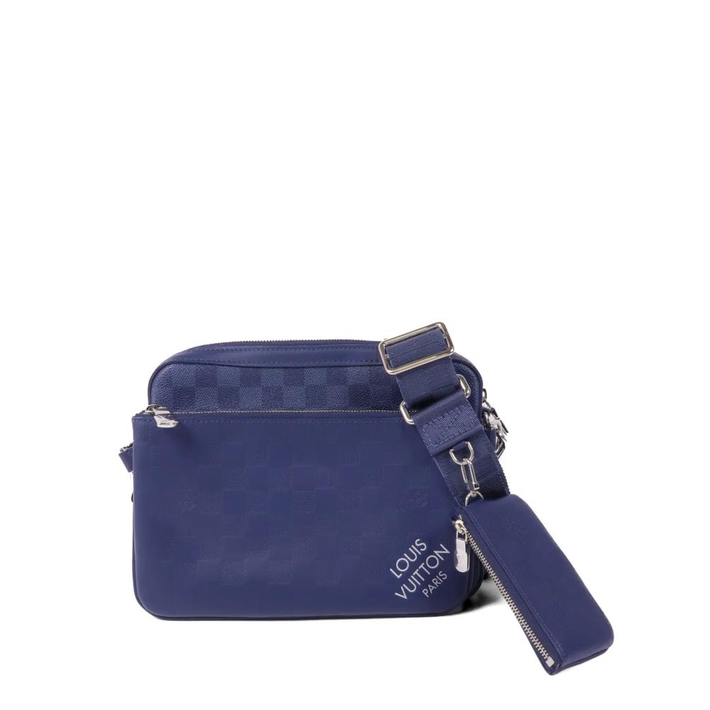 Сумка на плечо Damier Squared Trio Messenger 1