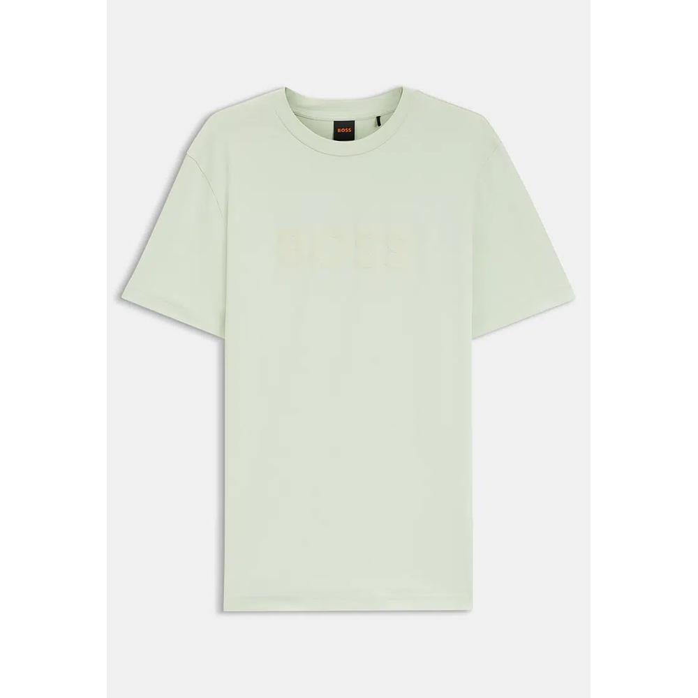 Футболка Cotton Logo Regular Fit T-Shirt - BOSS Orange 5