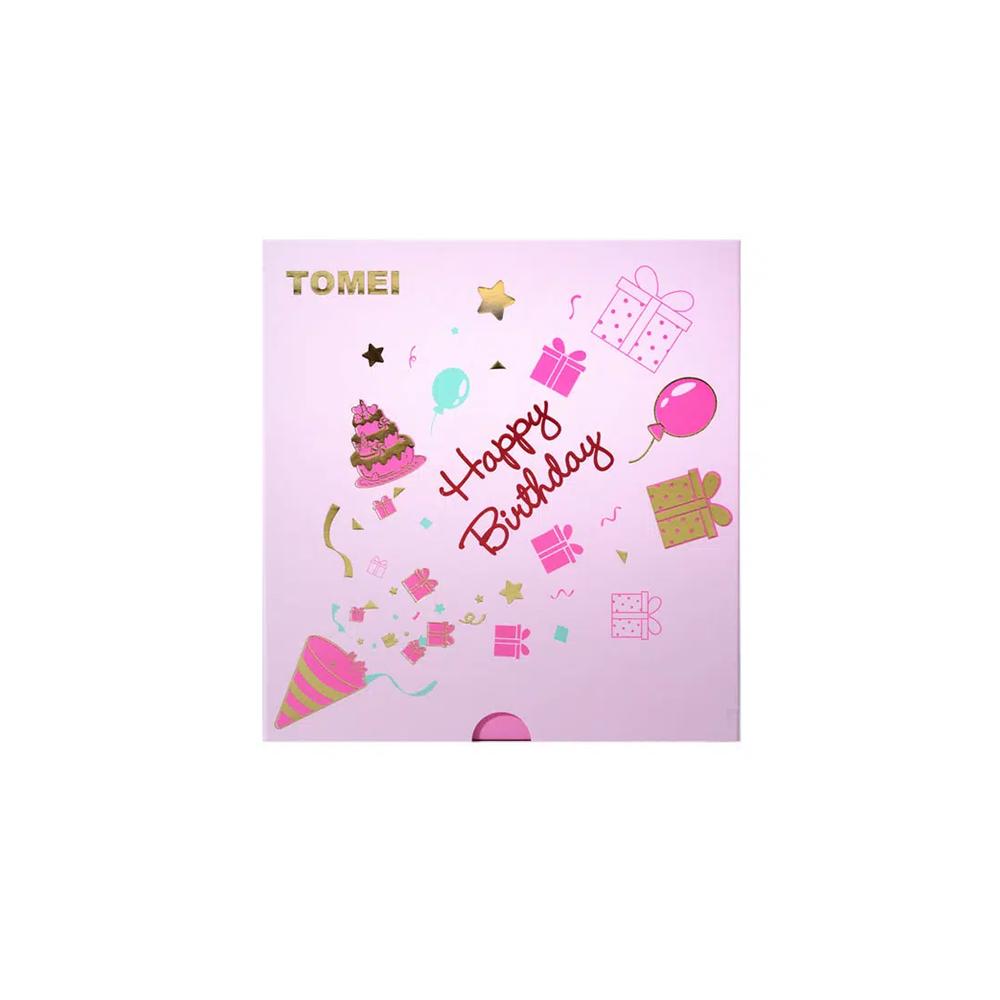 TOMEI Золотая вафля в форме торта 0,1G, Желтое золото 9999 3