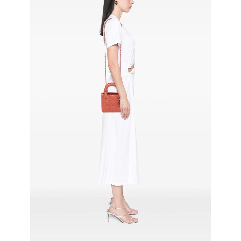 Большая сумка-сэтчел Ultra Matte Calfskin Cannage Lady Dior (2019 год) 2