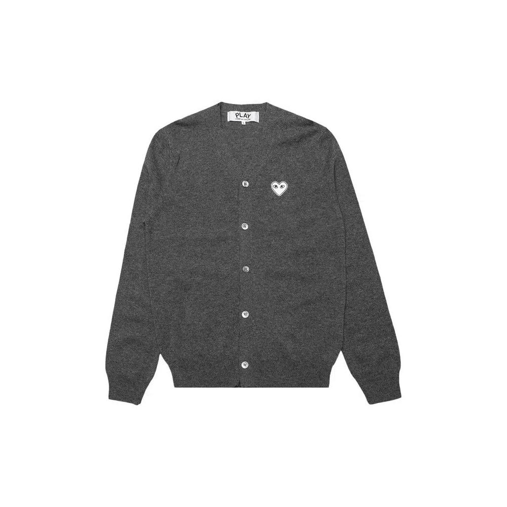 Кардиганы Comme des Garçons PLAY V-Neck Cardigan 'Grey' 1