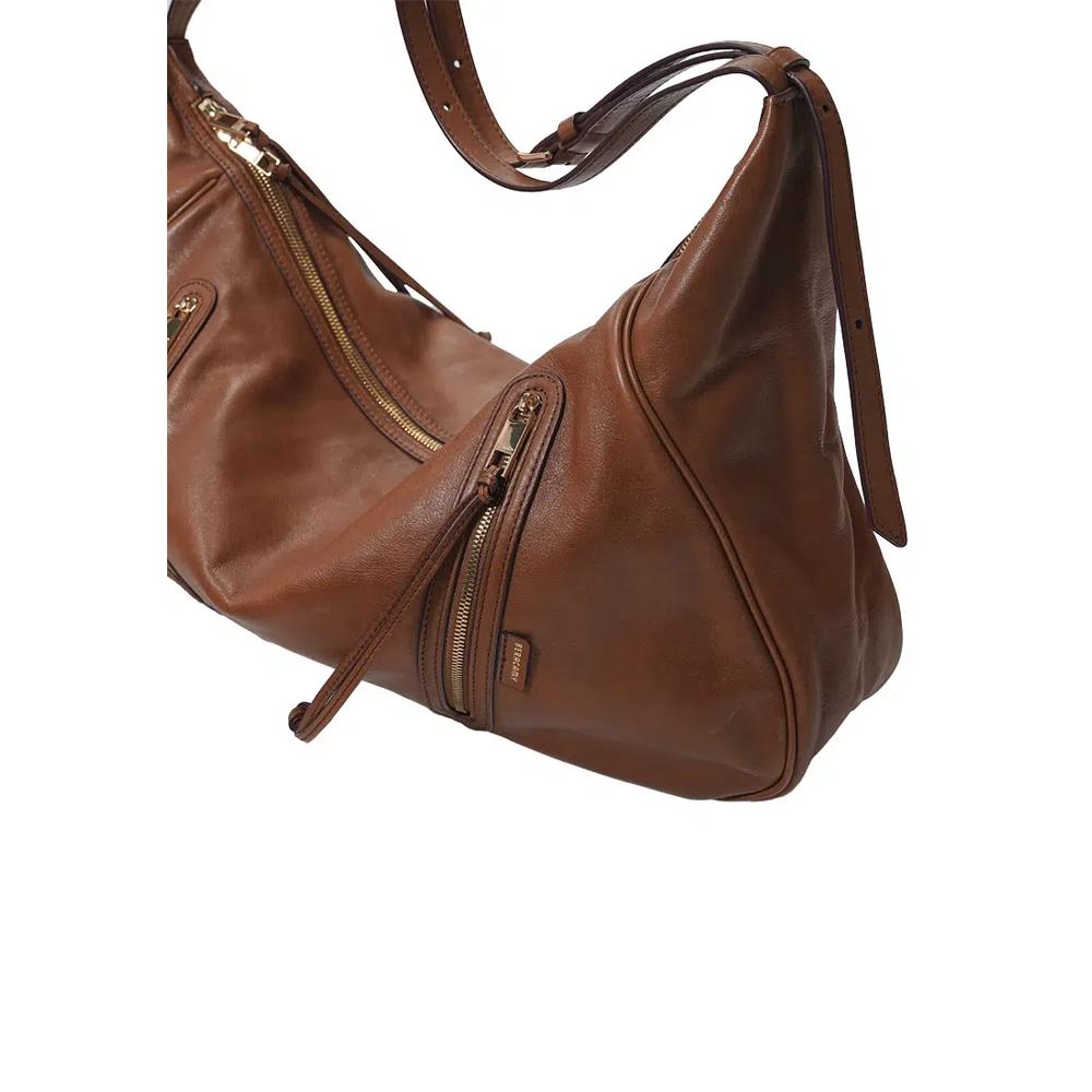 Ursula V11 2-Way Drape Hobo / Crossbody Bag Grand - Карамель 5
