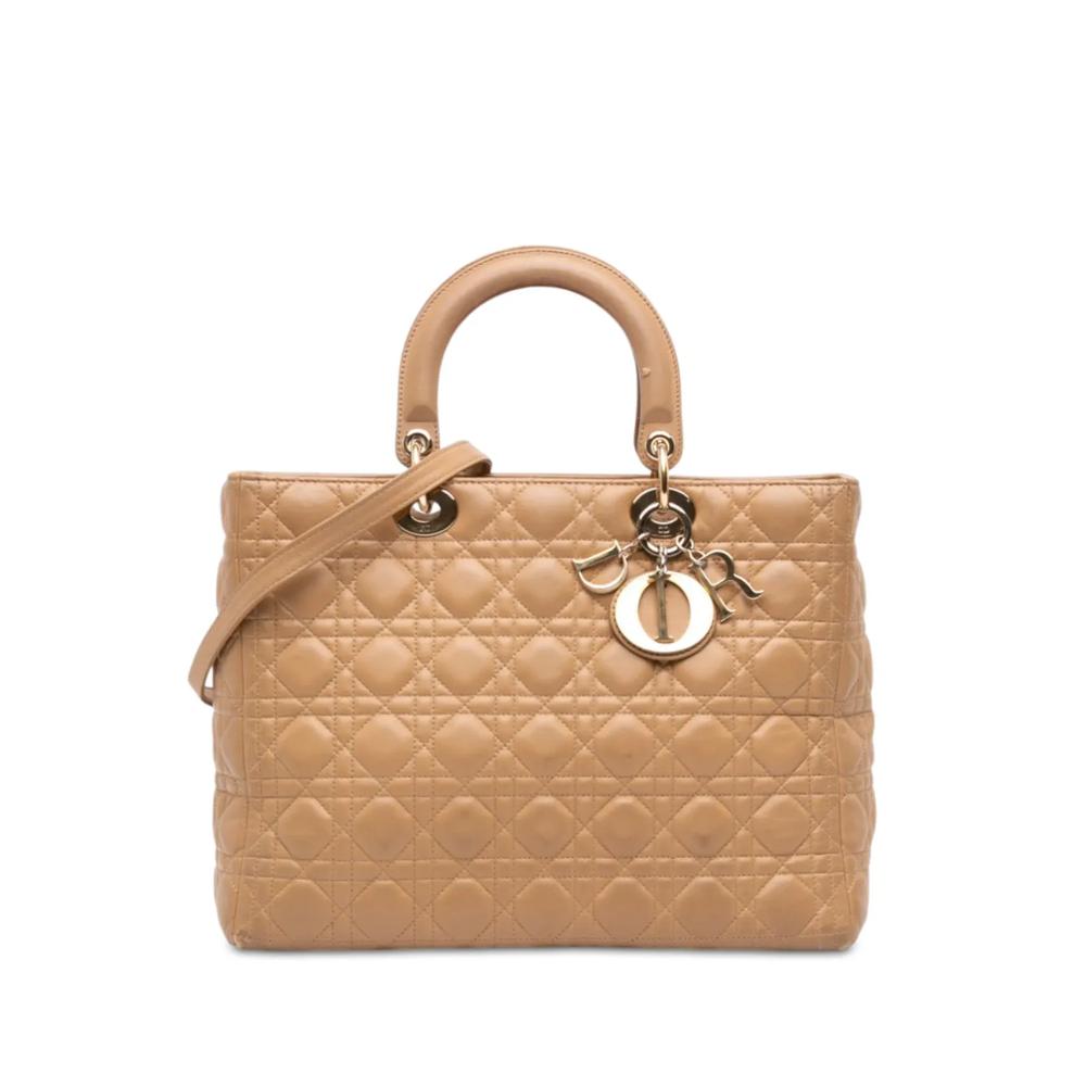 Большая сумка-сэтчел Cannage Lady Dior (2010 год) 1