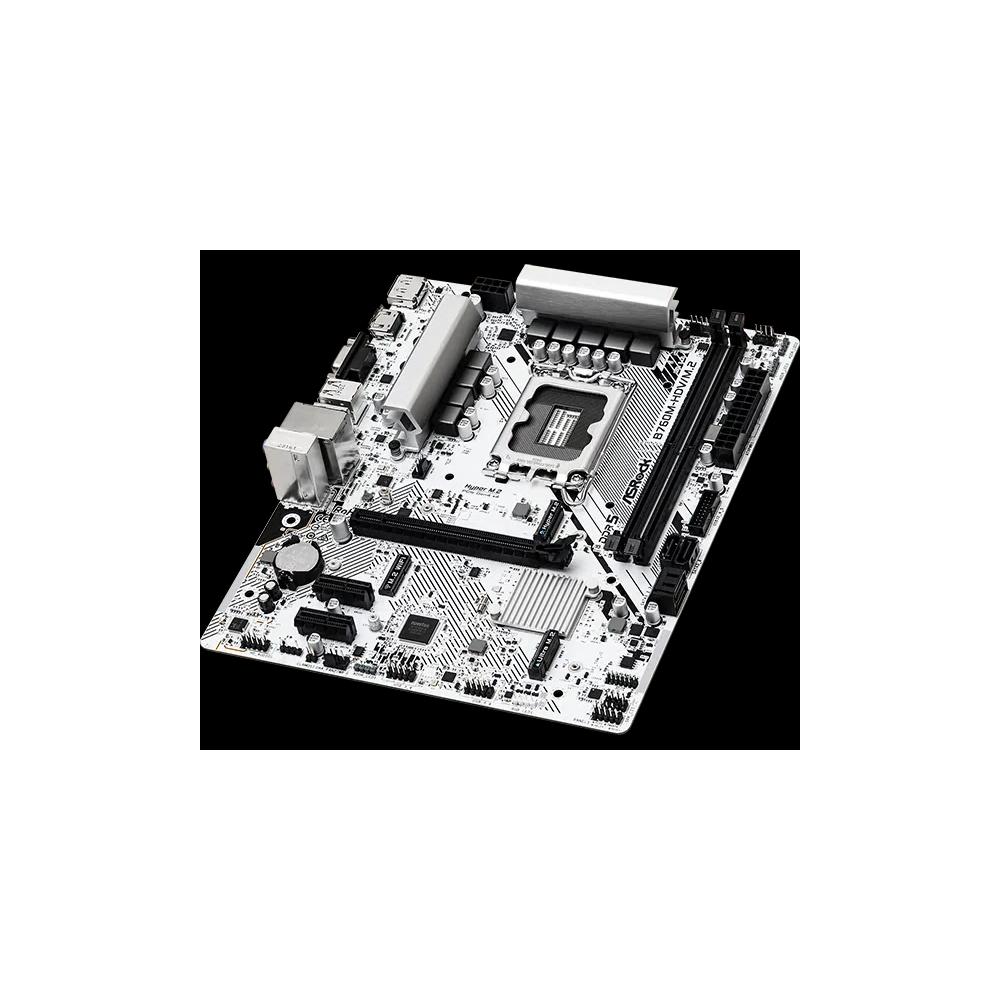 ASRock B760M-HDV/M.2 White Micro-ATX белая материнская плата (DDR5) 4