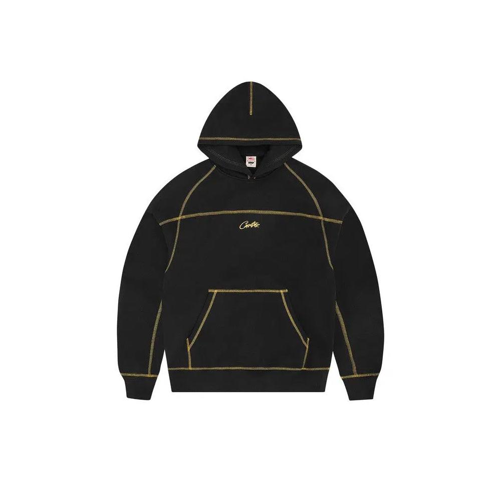 Худи Corteiz Hmp V2 Hoodie 'Black/Yellow' 1