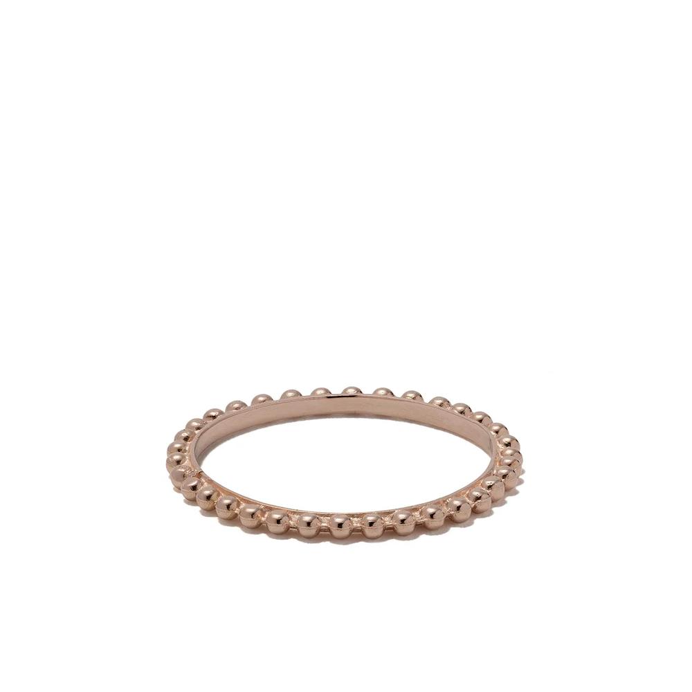 Кольцо Ball Chain из розового золота 1