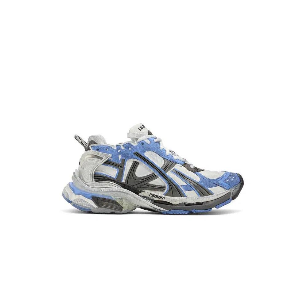 Кроссовки Balenciaga Runner Sneaker 'Worn-Out - Blue Grey' 1