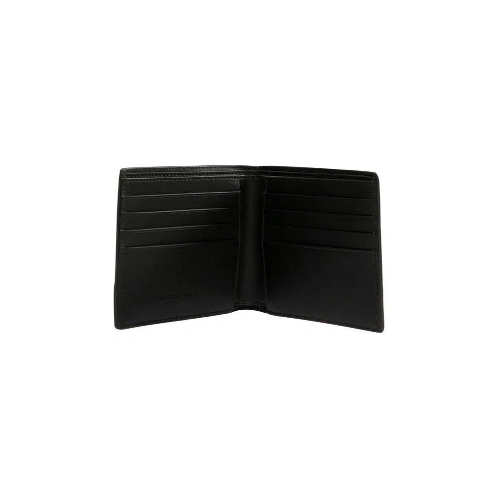 Кошельки Bottega Veneta Leather Wallet 'Dark Green/Silver' 2