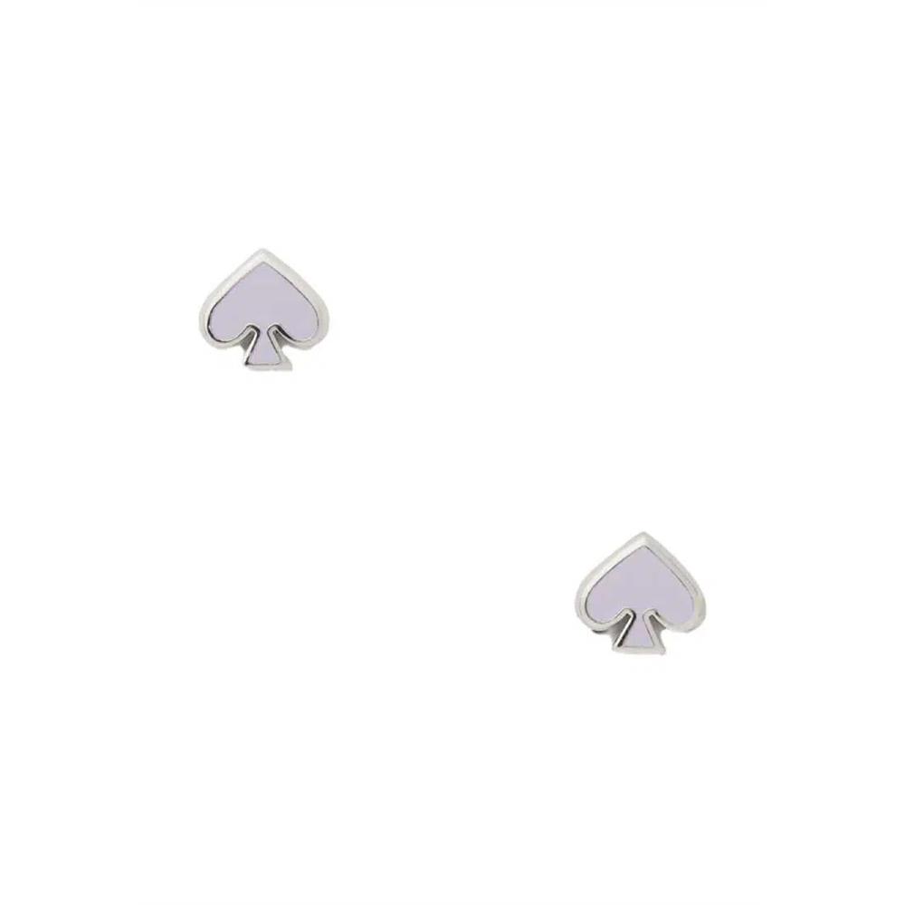 Серьги-гвоздики Everyday Spade Enamel Studs Earrings Сиреневый o0ru3069 1