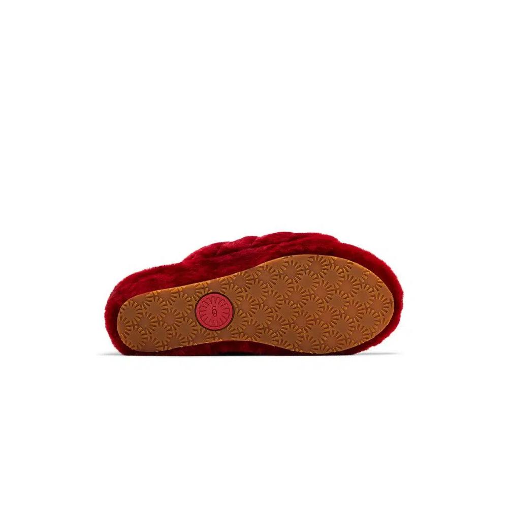 Слайды UGG Wmns Fluff Yeah Slide 'Ribbon Red' 4