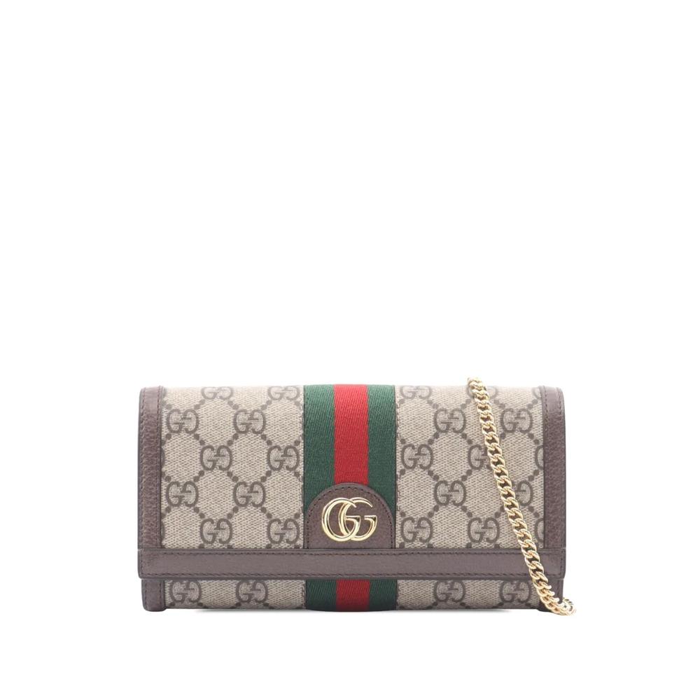 Сумка через плечо GG Supreme Web Ophidia Continental Wallet On Chain (2000-2015 годы) 1
