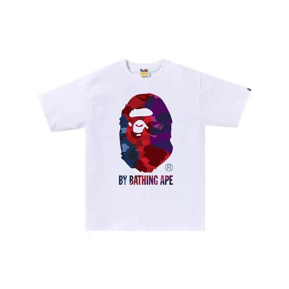 Футболки BAPE Color Camo Crazy By Bathing Ape Tee 'White' 1