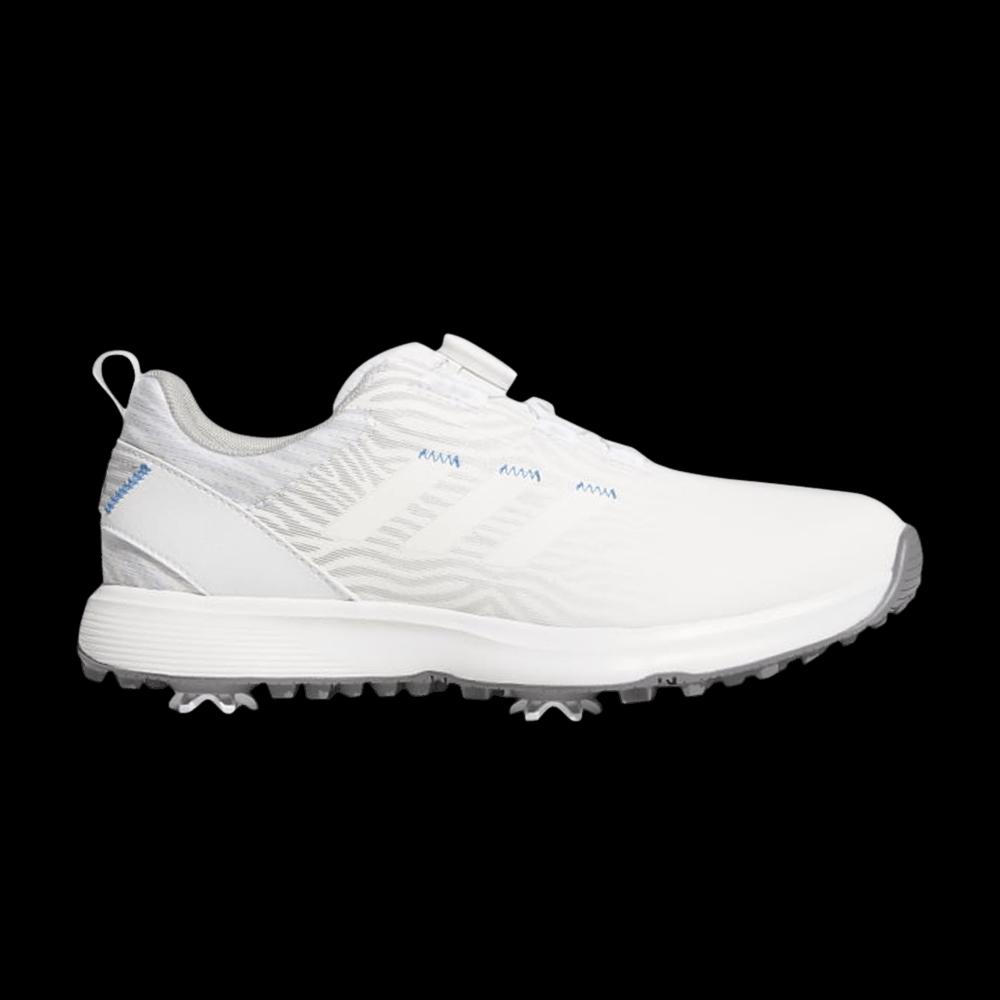 Бутсы Adidas Wmns S2G BOA 'White Grey Stripes' 1