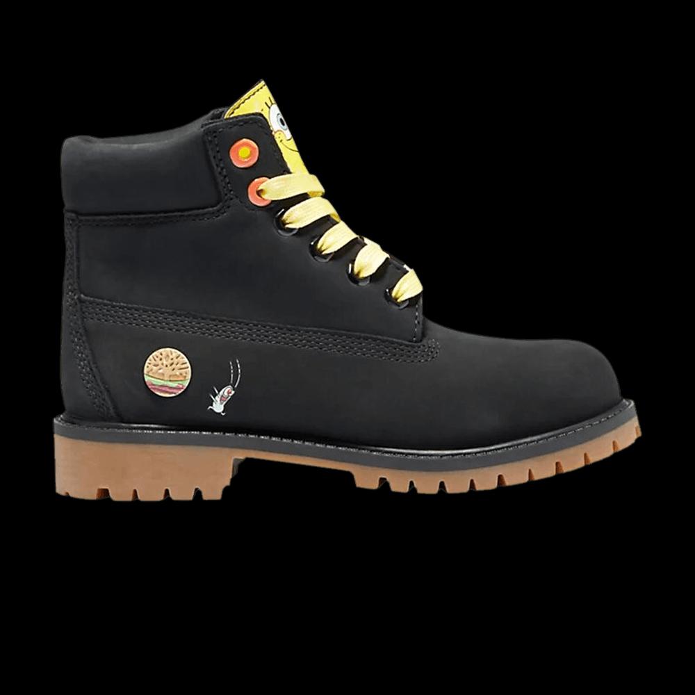 Ботинки Timberland SpongeBob SquarePants x 6 Inch Premium Waterproof Boot Junior 'Black' 1