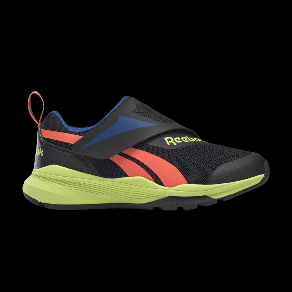 Кроссовки Reebok Equal Fit Little Kid "Black Solar Acid Yellow" 1