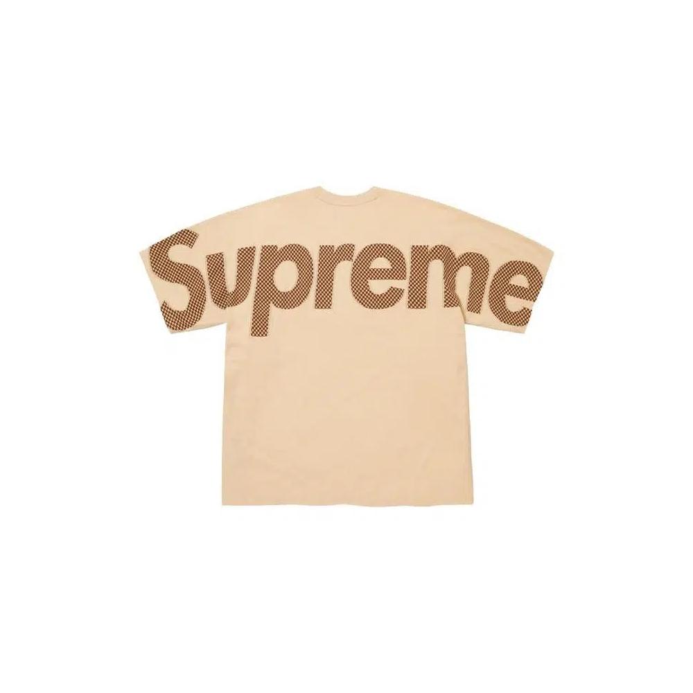 Рубашки и Топы Supreme Checkerboard Intarsia Short-Sleeve Top 'Light Tan' 1