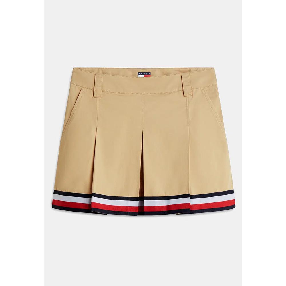 Плиссированная мини-юбка с полоской Global Stripe Tape - Tommy Jeans 5
