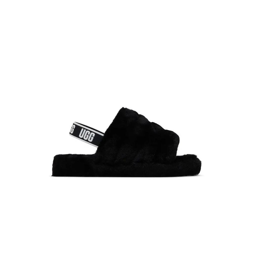 Слайды UGG Fluff Yeah Slide Kids 'Black' 1