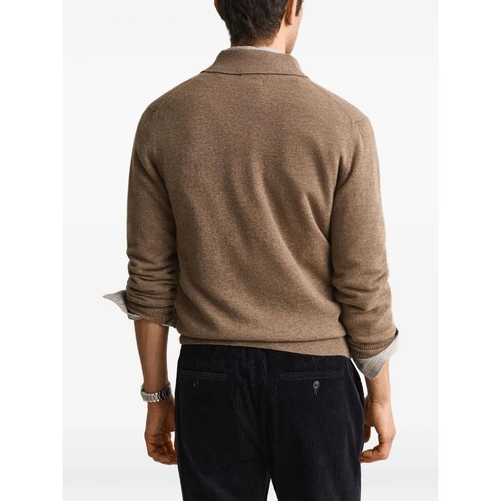 logo-embroidered wool sweater 4