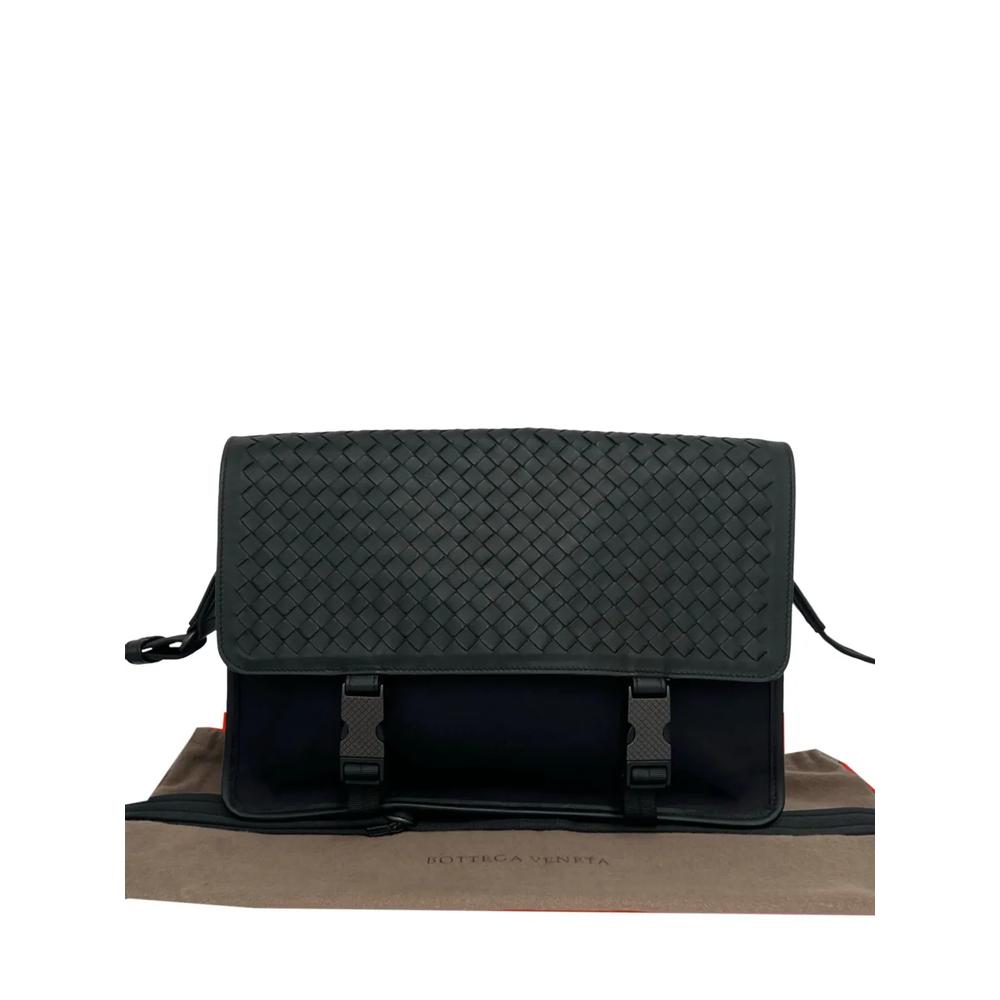 Сумка через плечо Nappa Messenger Bag с плетением Intrecciato (2012-2026 годы) 2