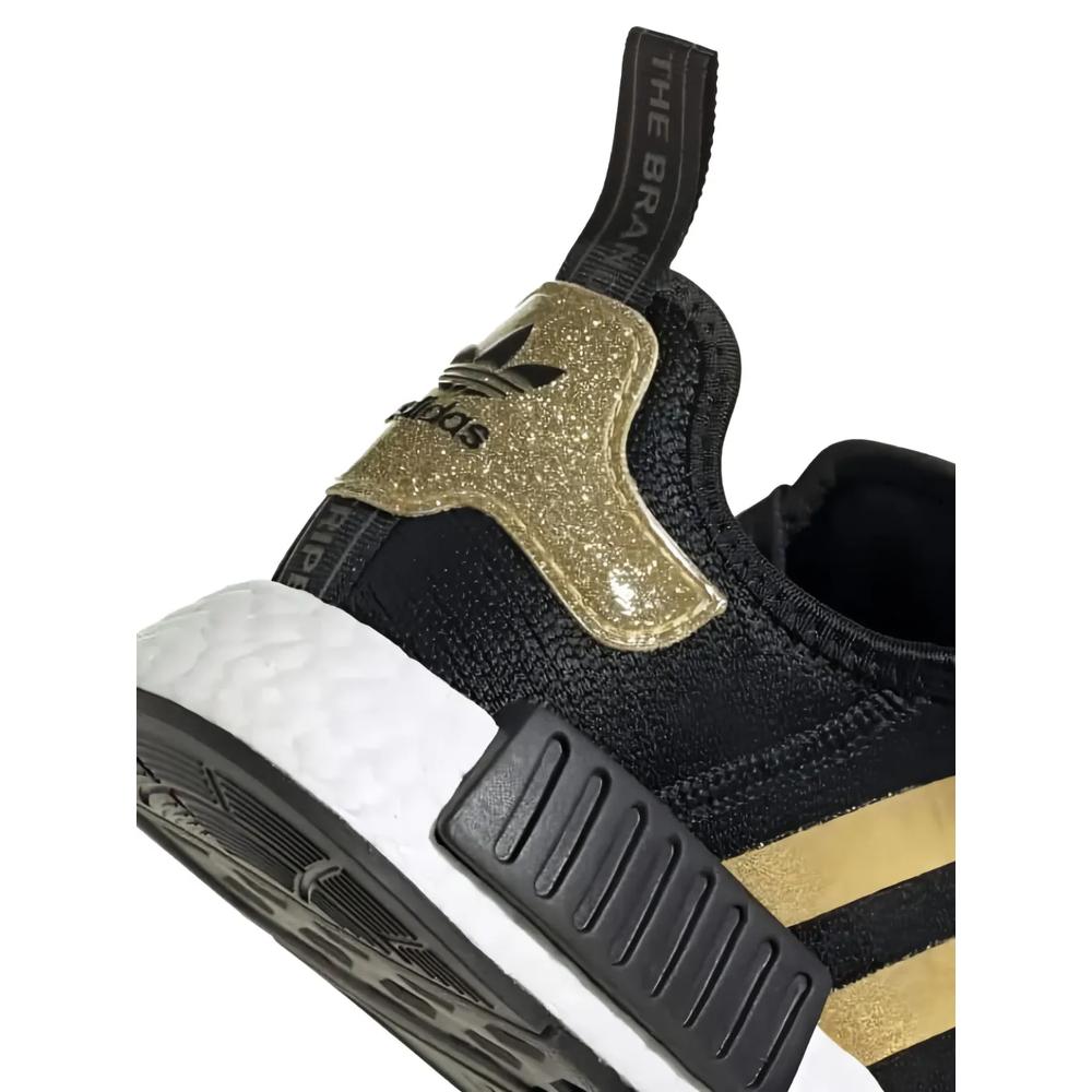 Кроссовки NMD R1 Black/Gold 2