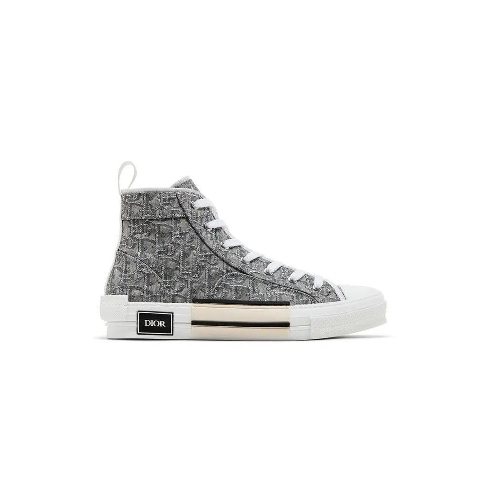 Кроссовки Dior B23 High 'Dior Oblique - Рутений' 1