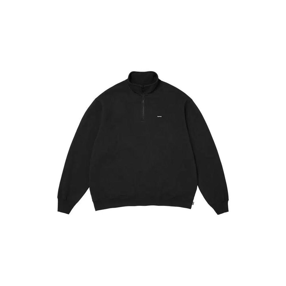 Полузипы Supreme Small Box Half Zip Pullover 'Black' 2