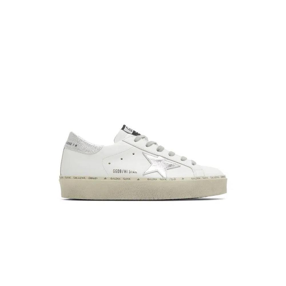 Кроссовки Golden Goose Wmns Hi Star «White Silver» 1