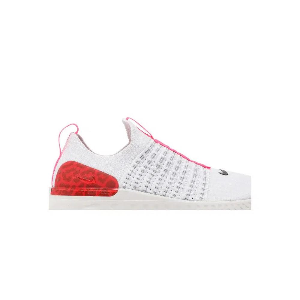 Кроссовки Nike Wmns React Phantom Run Flyknit 2 'Platinum Tint Chile Red' 2