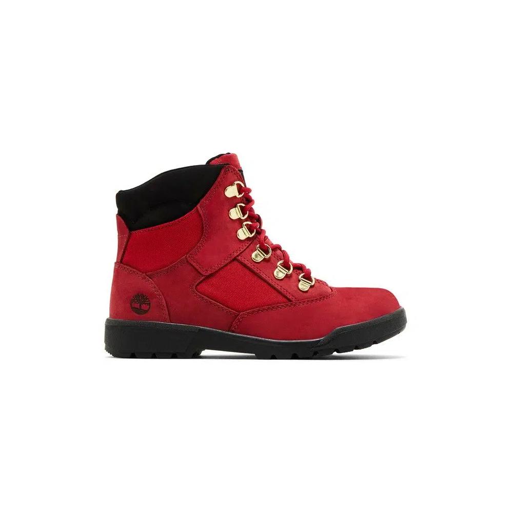 Ботинки Timberland 6 Inch Field Boot Junior 'Dark Red Black' 1