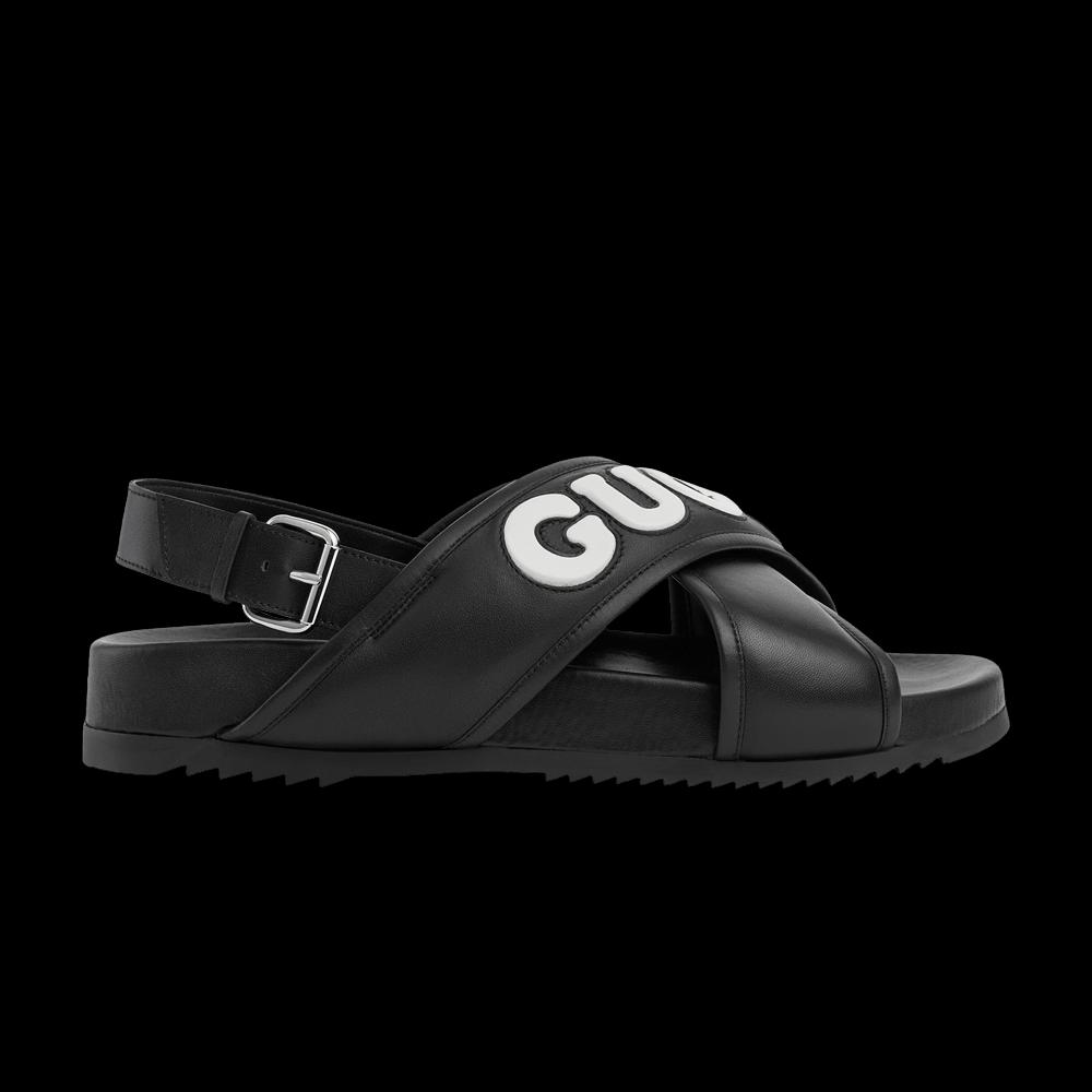 Сандалии Gucci Crossover Sandal 'Black White' 1