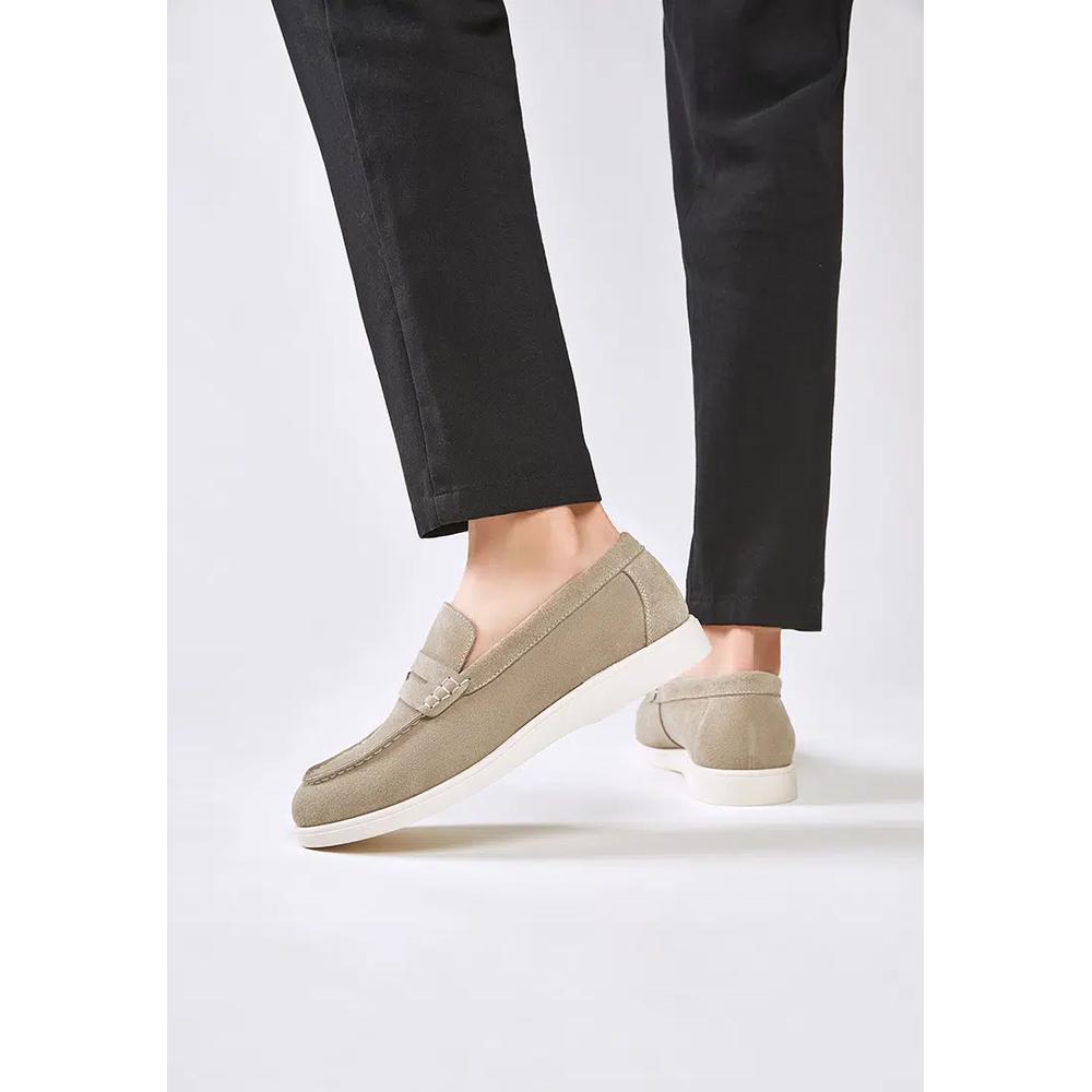 Cow Suede Лоферы-пенни KB8848-2 4