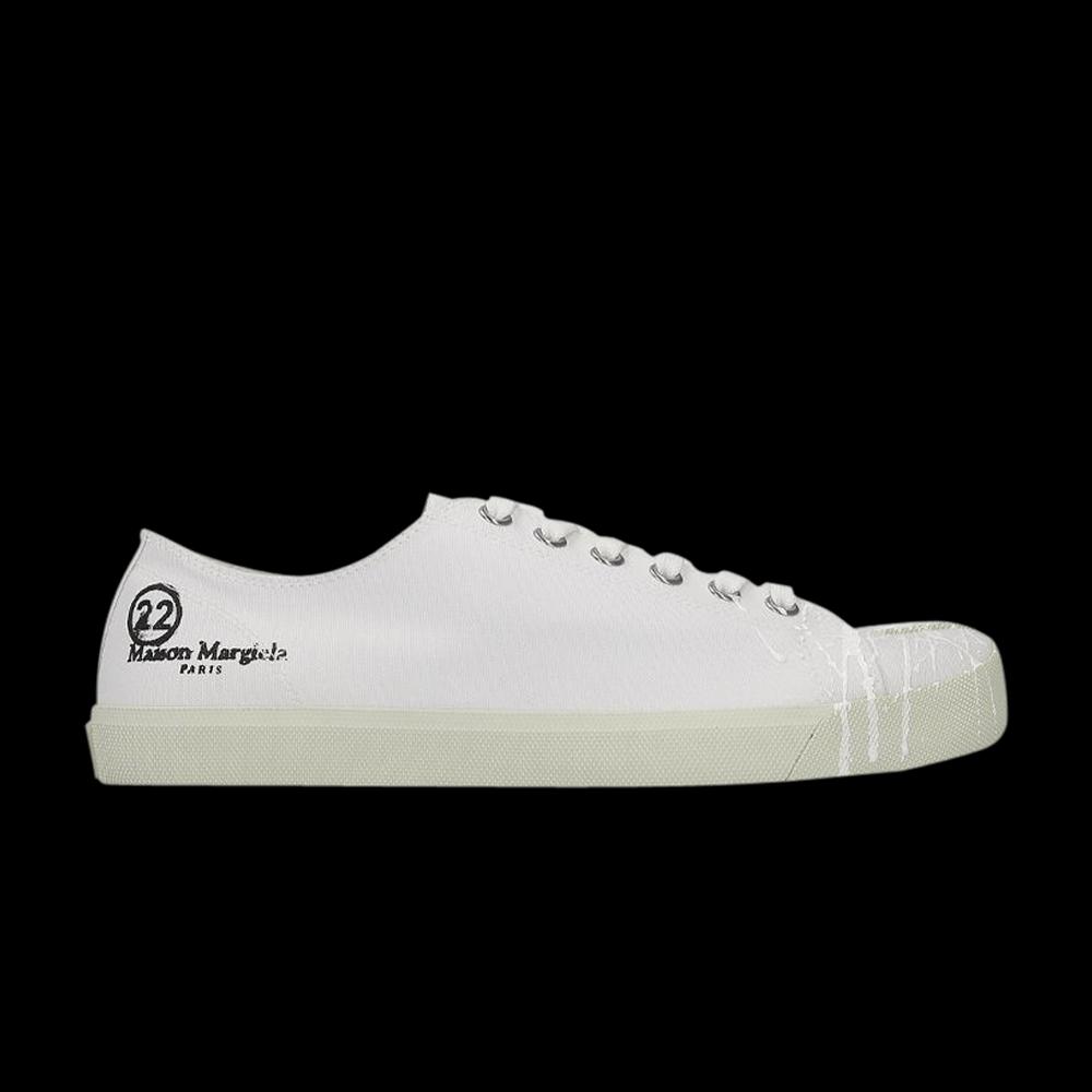Кроссовки Maison Margiela Tabi Canvas Low «White Spill» 1