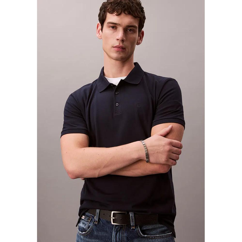 Классическое поло с монограммой - Calvin Klein Jeans 4